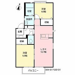 物件の間取り