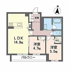 物件の間取り