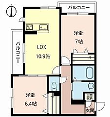 物件の間取り