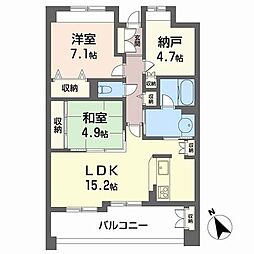 ステラ中百舌鳥 2SLDKの間取図画像