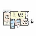 シャーメゾン竹田4階17.0万円