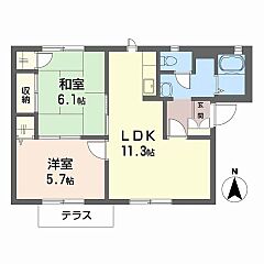 物件の間取り