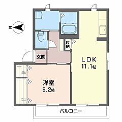 物件の間取り
