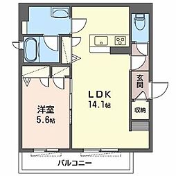 RenatusForena緑橋 1LDKの間取図画像