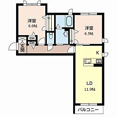物件の間取り