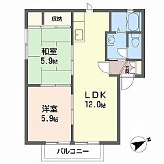 物件の間取り