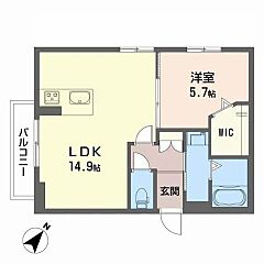 物件の間取り