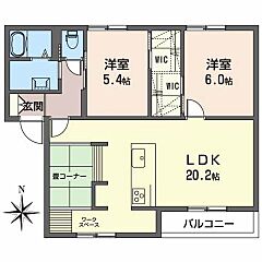 物件の間取り