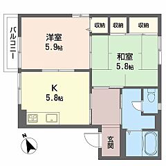 物件の間取り