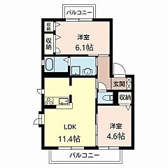 物件の間取り