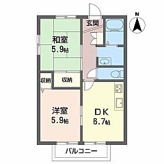物件の間取り