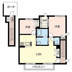 FOURLEAF 2LDKの間取図画像