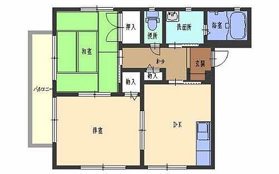 シャポー・デ・ヴェール_間取り_0