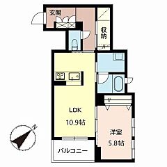 物件の間取り