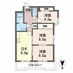 物件の間取り