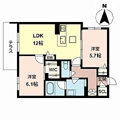 物件の間取り