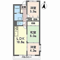 物件の間取り