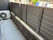解放感のあるバルコニーです。