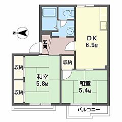 物件の間取り