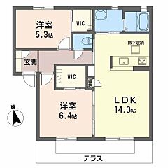 物件の間取り