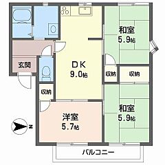 物件の間取り