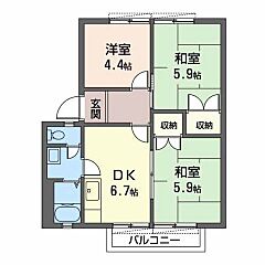 物件の間取り