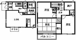ピュアコート 3LDKの間取図画像
