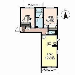物件の間取り