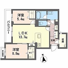 物件の間取り