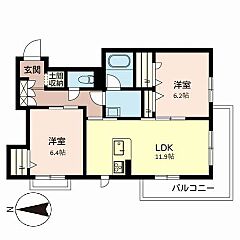 物件の間取り