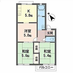物件の間取り