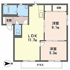 物件の間取り