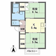 物件の間取り