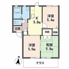 物件の間取り