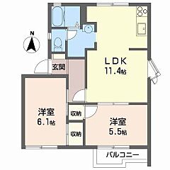 物件の間取り