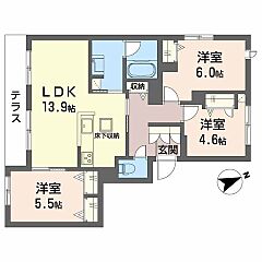 物件の間取り