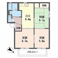 物件の間取り