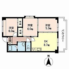 物件の間取り