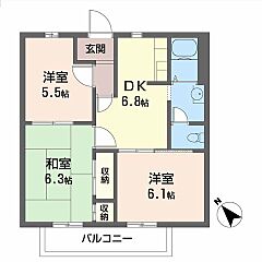 物件の間取り