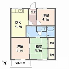 物件の間取り