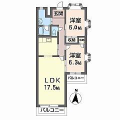 物件の間取り