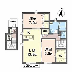 物件の間取り