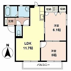 物件の間取り