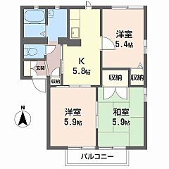 物件の間取り