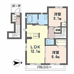 物件の間取り