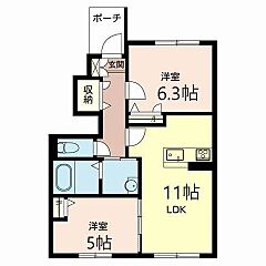 物件の間取り