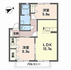 物件の間取り