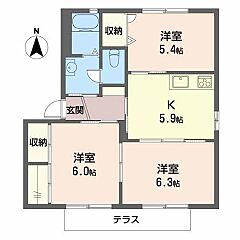 物件の間取り