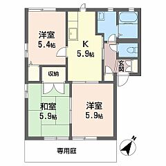 物件の間取り