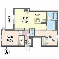物件の間取り